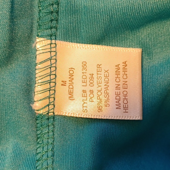 NEW M sleeveless short dress gold and green 5406 - Picture 6 of 8